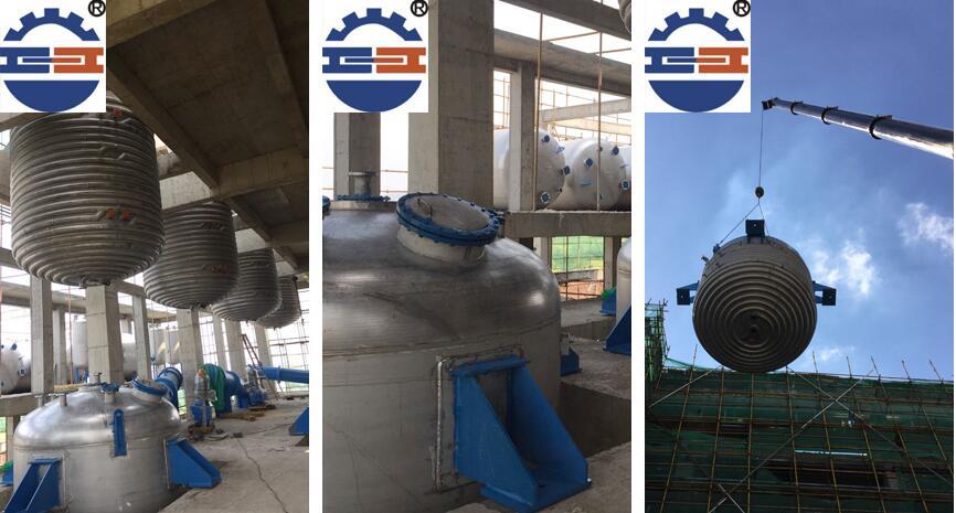 316不銹鋼反應釜安裝圖 316不銹鋼反應釜安裝圖