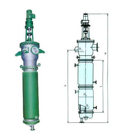 刮板薄膜蒸發(fā)器的運行原理和維護方法 刮板薄膜蒸發(fā)器的運行原理和維護方法